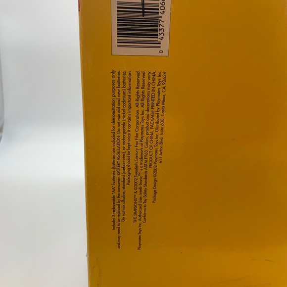 VTG The Simpsons TV Show Retirement Castle Interactive Intelli-Tronic w/ Jasper - Picture 16 of 16